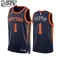 Jordan New York Knicks Obi Toppin 1 Trikot Statement Edition Swingman Navy Für Kinder
