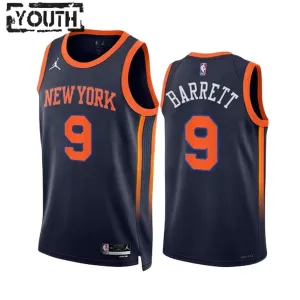 Jordan New York Knicks RJ Barrett 9 Trikot Statement Edition Swingman Navy Für Kinder Jordan New York Knicks RJ Barrett 9 Trikot Statement Edition Swingman Navy Für Kinder
