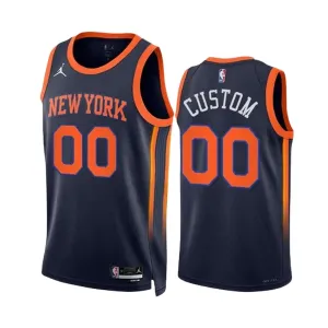 Jordan New York Knicks Trikot Personalisiert Statement Edition Swingman Navy Für Herren Jordan New York Knicks Trikot Personalisiert Statement Edition Swingman Navy Für Herren