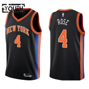 Nike New York Knicks Derrick Rose 4 Trikot City Edition 22/23 Swingman Für Kinder