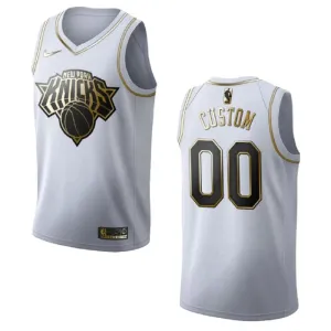 Nike New York Knicks Golden Edition Trikot Personalisiert Swingman Weiß Für Herren Nike New York Knicks Golden Edition Trikot Personalisiert Swingman Weiß Für Herren