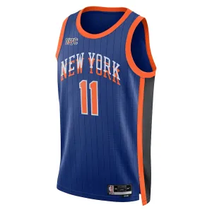 Nike New York Knicks Jalen Brunson Trikot City Edition 23/24 Swingman Blau Für Herren
