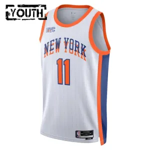 Nike New York Knicks Jalen Brunson Trikot City Edition 24/25 Swingman Weiß Für Kinder