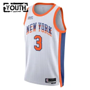Nike New York Knicks Josh Hart Trikot City Edition 24/25 Swingman Weiß Für Kinder