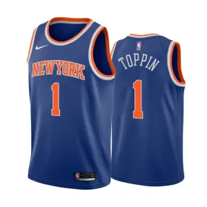 Nike New York Knicks Obi Toppin 1 Trikot Icon Edition Swingman Für Herren