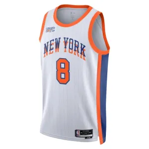 Nike New York Knicks Og Anunoby Trikot City Edition 24/25 Swingman Weiß Für Herren