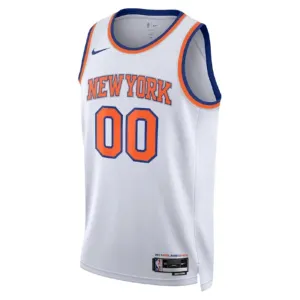 Nike New York Knicks Trikot Personalisiert Association Edition Swingman Weiß Für Herren