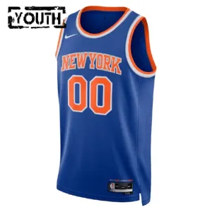 Nike New York Knicks Trikot Personalisiert City Edition 22/23 Swingman Blau Für Kinder