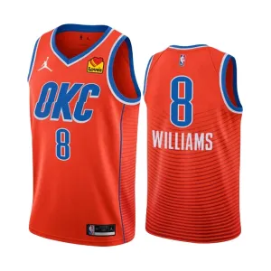 Jordan Oklahoma City Thunder Jalen Williams 8 Trikot Statement Edition 22/23 Swingman Orange Für Herren