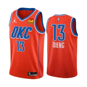 Jordan Oklahoma City Thunder Ousmane Dieng 13 Trikot Statement Edition 22/23 Swingman Orange Für Herren Jordan Oklahoma City Thunder Ousmane Dieng 13 Trikot Statement Edition 22/23 Swingman Orange Für Herren