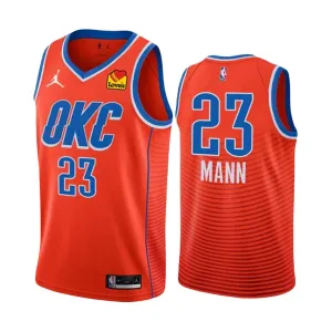 Jordan Oklahoma City Thunder Tre Mann 23 Trikot Statement Edition 22/23 Swingman Orange Für Herren Jordan Oklahoma City Thunder Tre Mann 23 Trikot Statement Edition 22/23 Swingman Orange Für Herren