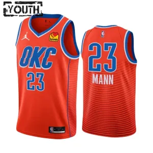 Jordan Oklahoma City Thunder Tre Mann 23 Trikot Statement Edition 22/23 Swingman Orange Für Kinder Jordan Oklahoma City Thunder Tre Mann 23 Trikot Statement Edition 22/23 Swingman Orange Für Kinder