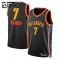 Nike Oklahoma City Thunder Chet Holmgren Trikot City Edition 24/25 Swingman Schwarz Für Kinder