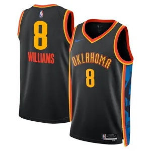 Nike Oklahoma City Thunder Jalen Williams Trikot City Edition 24/25 Swingman Schwarz Für Herren