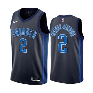 Nike Oklahoma City Thunder Shai Gilgeous Alexander 2 Trikot City Edition 22/23 Swingman Schwarz Für Herren