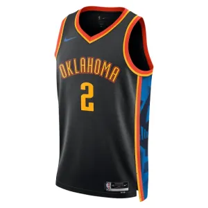 Nike Oklahoma City Thunder Shai Gilgeous Alexander Trikot City Edition 24/25 Swingman Schwarz Für Herren