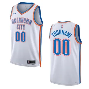 Nike Oklahoma City Thunder Trikot Personalisiert Association Edition 22/23 Swingman Weiß Für Herren Nike Oklahoma City Thunder Trikot Personalisiert Association Edition 22/23 Swingman Weiß Für Herren
