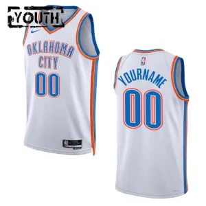 Nike Oklahoma City Thunder Trikot Personalisiert Association Edition 22/23 Swingman Weiß Für Kinder Nike Oklahoma City Thunder Trikot Personalisiert Association Edition 22/23 Swingman Weiß Für Kinder