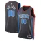 Nike Oklahoma City Thunder Trikot Personalisiert City Edition 22/23 Swingman Schwarz Für Herren