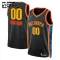Nike Oklahoma City Thunder Trikot Personalisiert City Edition 24/25 Swingman Schwarz Für Kinder
