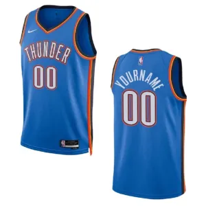 Nike Oklahoma City Thunder Trikot Personalisiert Icon Edition 22/23 Swingman Blau Für Herren