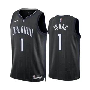 Nike Orlando Magic Jonathan Isaac 1 Trikot City Edition 22/23 Swingman Schwarz Für Herren