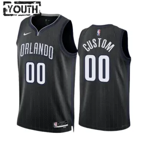 Nike Orlando Magic Trikot Personalisiert City Edition 22/23 Swingman Schwarz Für Kinder