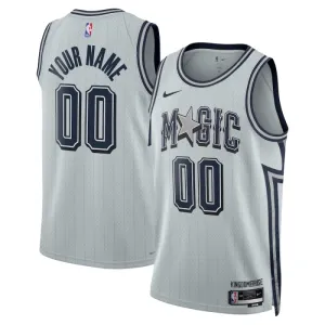 Nike Orlando Magic Trikot Personalisiert City Edition 24/25 Swingman Grau Für Herren