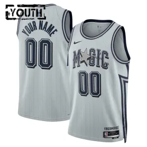 Nike Orlando Magic Trikot Personalisiert City Edition 24/25 Swingman Grau Für Kinder