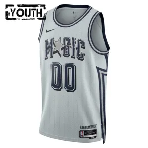 Nike Orlando Magic Trikot Personalisiert City Edition 24/25 Swingman Grau Für Kinder
