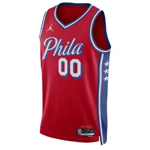 Jordan Philadelphia 76ers Trikot Personalisiert Statement Edition Swingman Rot Für Herren
