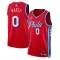 Jordan Philadelphia 76ers Tyrese Maxey 0 Trikot Statement Edition Swingman Rot Für Herren