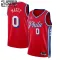 Jordan Philadelphia 76ers Tyrese Maxey 0 Trikot Statement Edition Swingman Rot Für Kinder