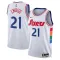 Nike Philadelphia 76ers Joel Embiid Trikot City Edition 24/25 Swingman Weiß Für Herren