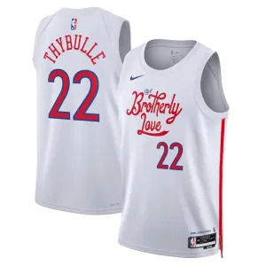 Nike Philadelphia 76ers Matisse Thybulle 22 Trikot City Edition 22/23 Swingman Weiß Für Herren