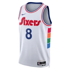 Nike Philadelphia 76ers Paul George Trikot City Edition 24/25 Swingman Weiß Für Herren