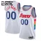 Nike Philadelphia 76ers Trikot Personalisiert City Edition 24/25 Swingman Weiß Für Kinder