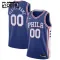 Nike Philadelphia 76ers Trikot Personalisiert Icon Edition Swingman Blau Für Kinder