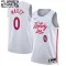 Nike Philadelphia 76ers Tyrese Maxey 0 Trikot City Edition 22/23 Swingman Weiß Für Kinder