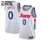 Nike Philadelphia 76ers Tyrese Maxey Trikot City Edition 24/25 Swingman Weiß Für Kinder