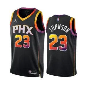 Jordan Phoenix Suns Cameron Johnson 23 Trikot Statement Edition Swingman Schwarz Für Herren