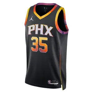 Jordan Phoenix Suns Kevin Durant 35 Trikot Statement Edition Swingman Schwarz Für Herren