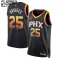 Jordan Phoenix Suns Mikal Bridges 25 Trikot Statement Edition Swingman Schwarz Für Kinder