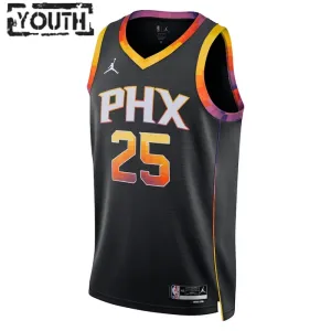 Jordan Phoenix Suns Mikal Bridges 25 Trikot Statement Edition Swingman Schwarz Für Kinder