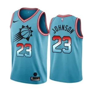 Nike Phoenix Suns Cameron Johnson 23 Trikot City Edition 22/23 Swingman Blau Für Herren