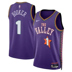 Nike Phoenix Suns Devin Booker Trikot City Edition 24/25 Swingman Lila Für Herren