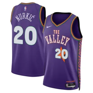 Nike Phoenix Suns Jusuf Nurkic Trikot City Edition 24/25 Swingman Lila Für Herren