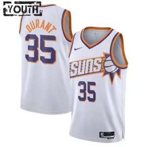 Nike Phoenix Suns Kevin Durant Trikot Association Edition 23/24 Swingman Weiß Für Kinder