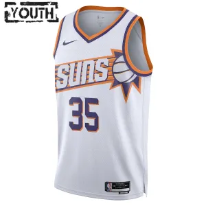 Nike Phoenix Suns Kevin Durant Trikot Association Edition 23/24 Swingman Weiß Für Kinder