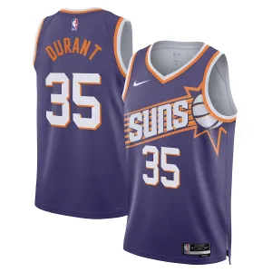 Nike Phoenix Suns Kevin Durant Trikot Icon Edition 23/24 Swingman Lila Für Herren